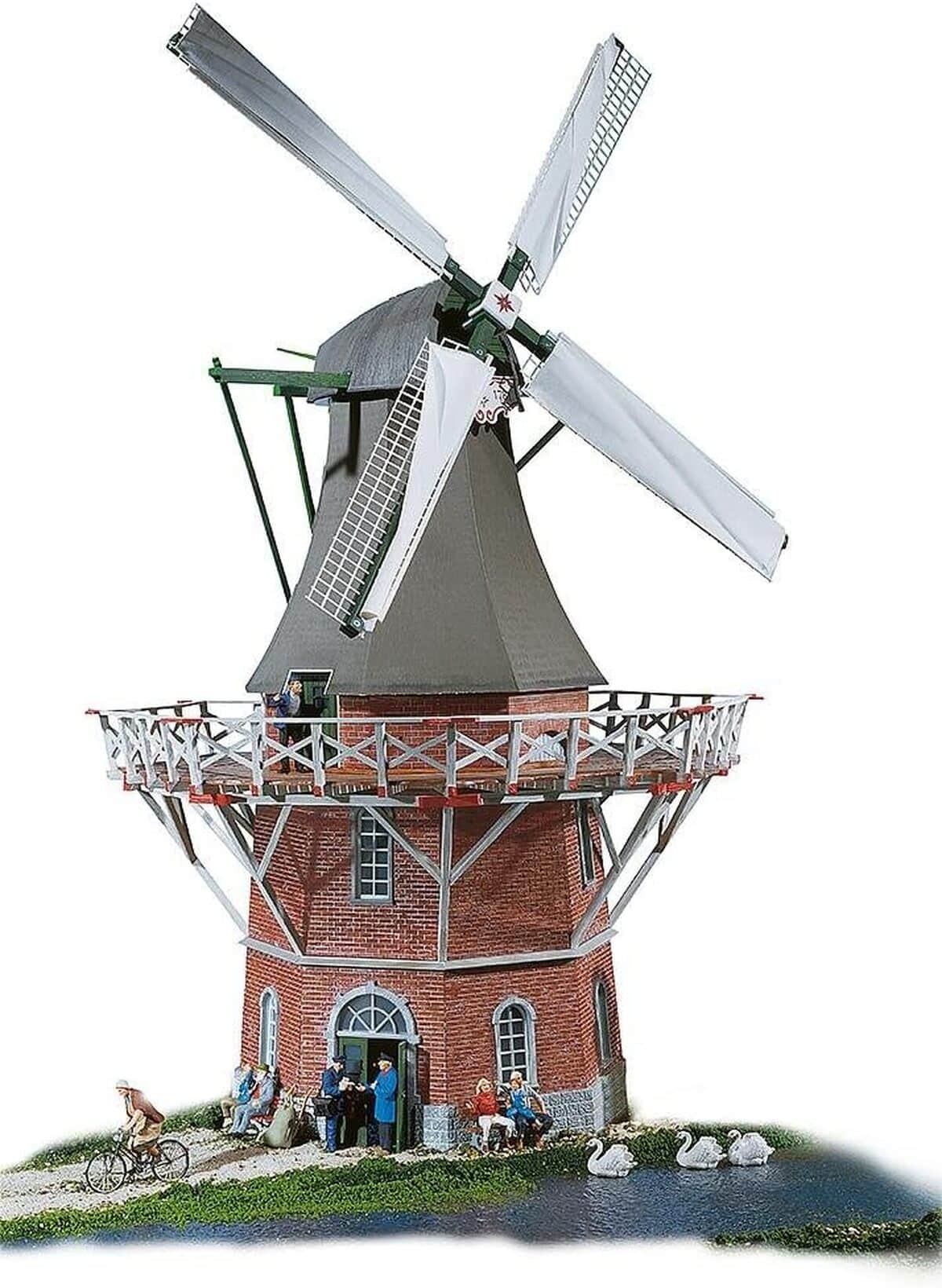Test du moulin Faller : maquette de modélisme non pliable pour train