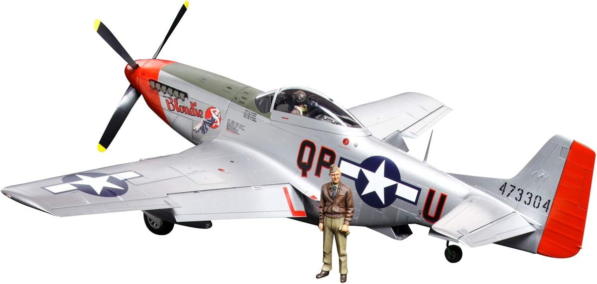 Test du P-51D Mustang échelle 1/32 de Tamiya
