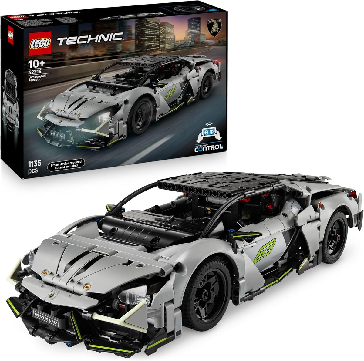 Test : lego technic Lamborghini Revuelto 42214 télécommandée