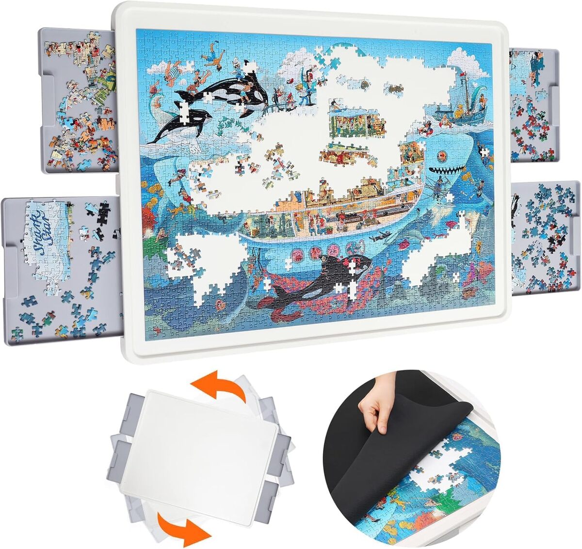 Test Playboda : planche de puzzle rotative 1500 pièces