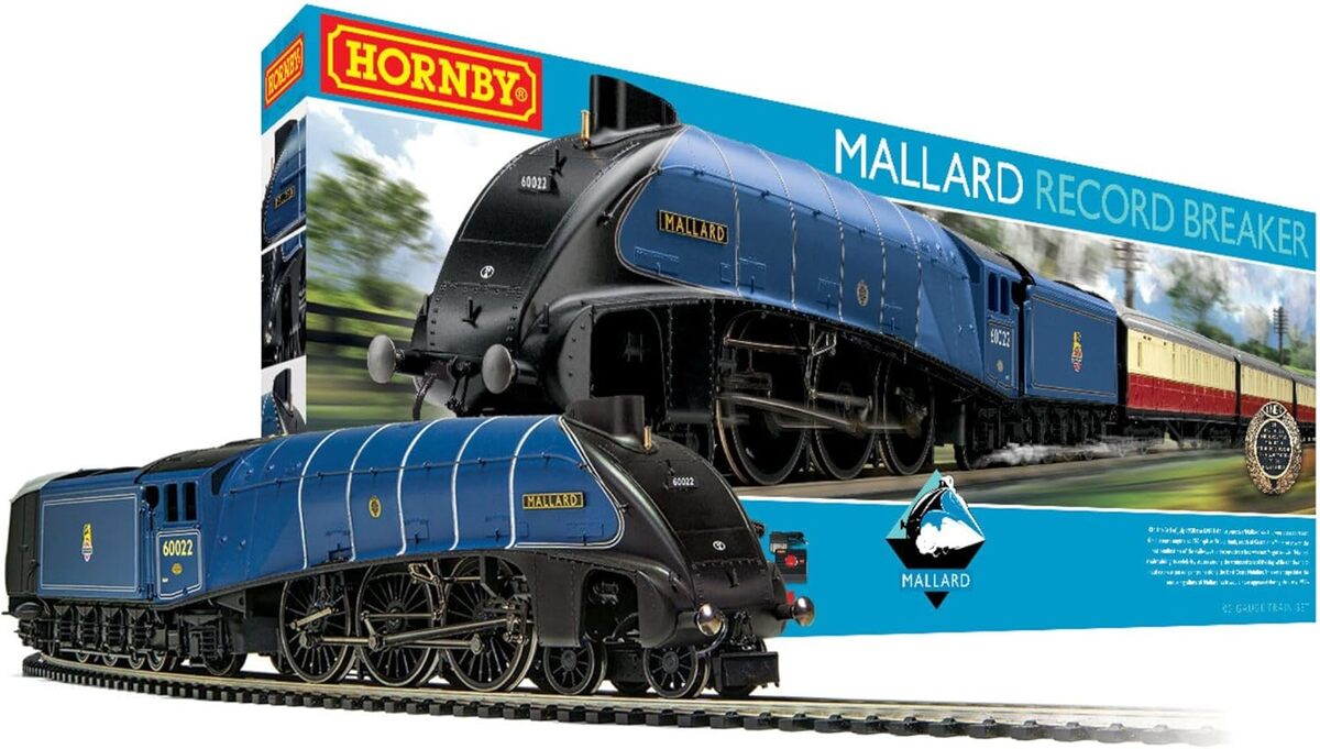 Test : train Hornby R1282M Mallard Record Breaker analogique échelle OO