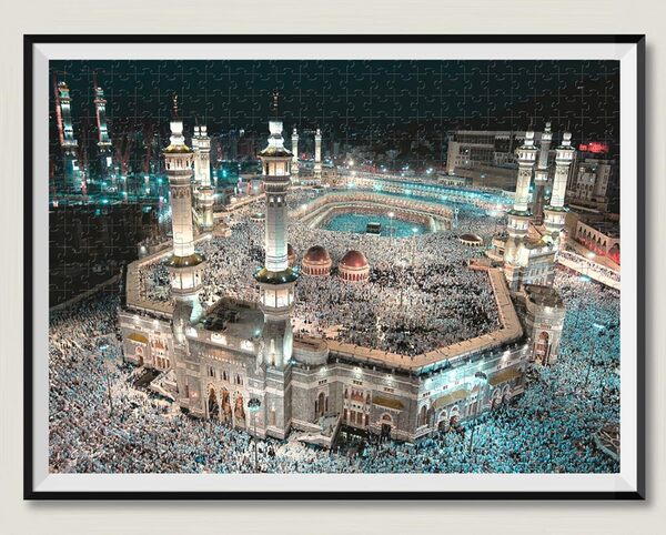 8000 pièces Jigsaw Puzzle City Religion Cadeau pour Toute la Famille