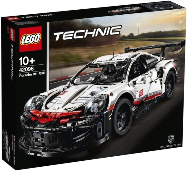 LEGO 42096 Technic Porsche 911 RSR, Set Voiture de Course Détaillée à Construire, Modèle de Collection pour Adultes