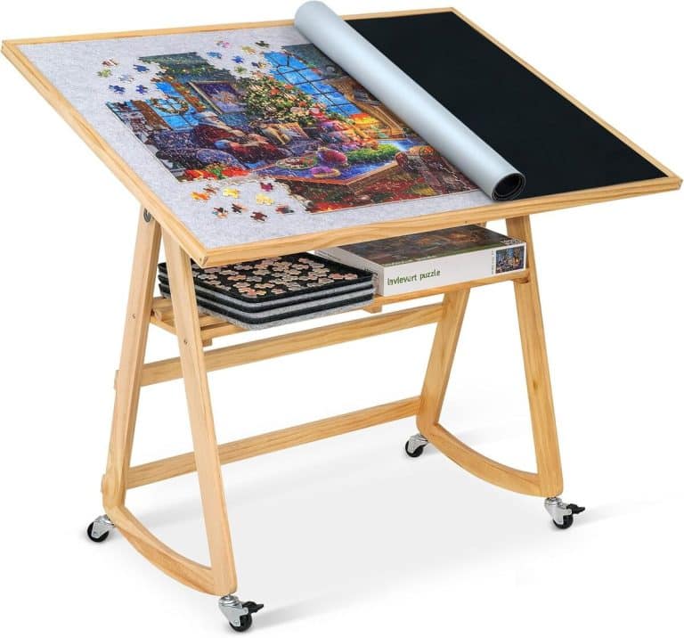 Table de puzzle réglable en hauteur pour 1500 pièces Table de puzzle réglable en hauteur pour 1500 pièces