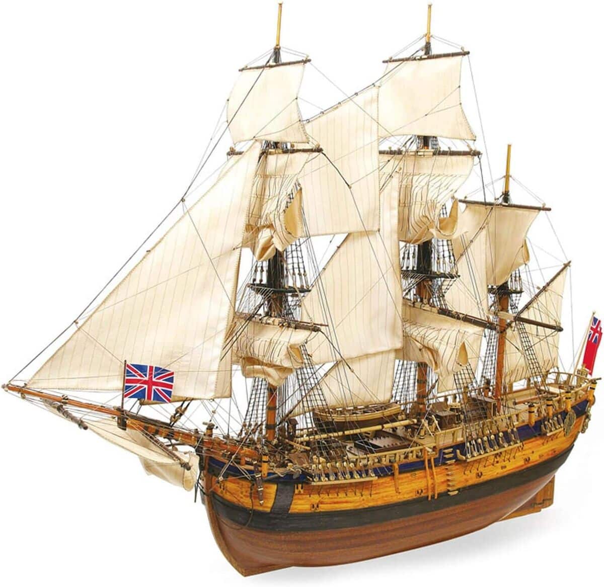 Test du modèle Vascello Endeavour par OcCre - Braun/Beige