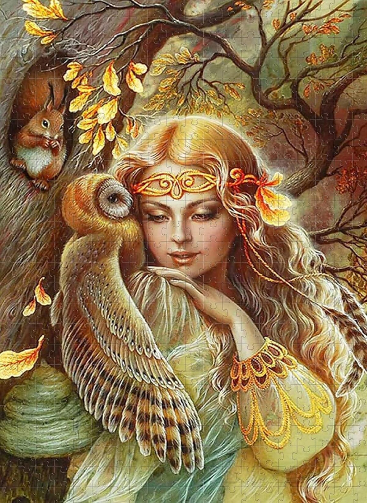 Test du puzzle 6000 pièces dessin animé hibou