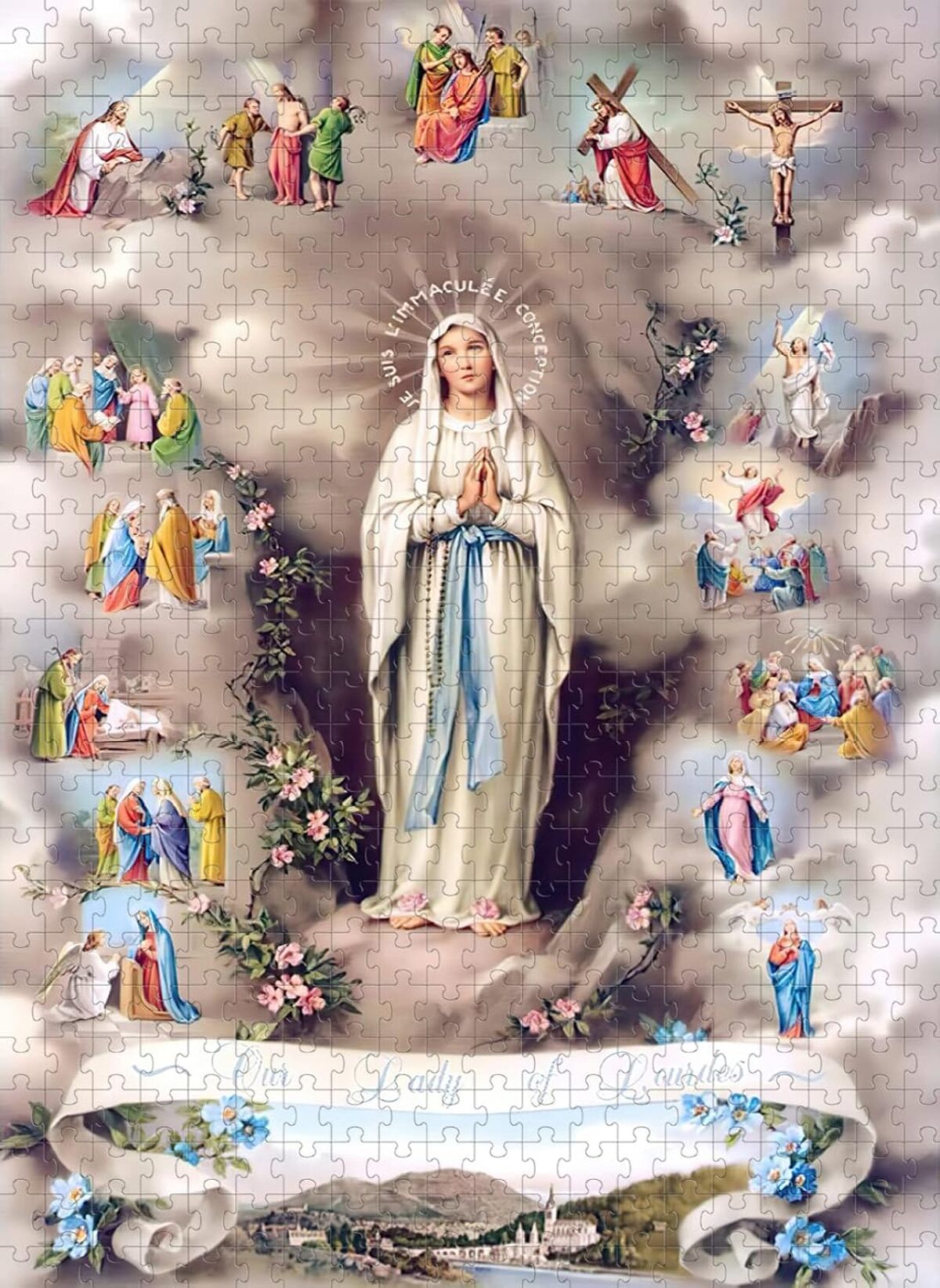Test du puzzle 8000 pièces Jesus Faith : un défi familial éducatif