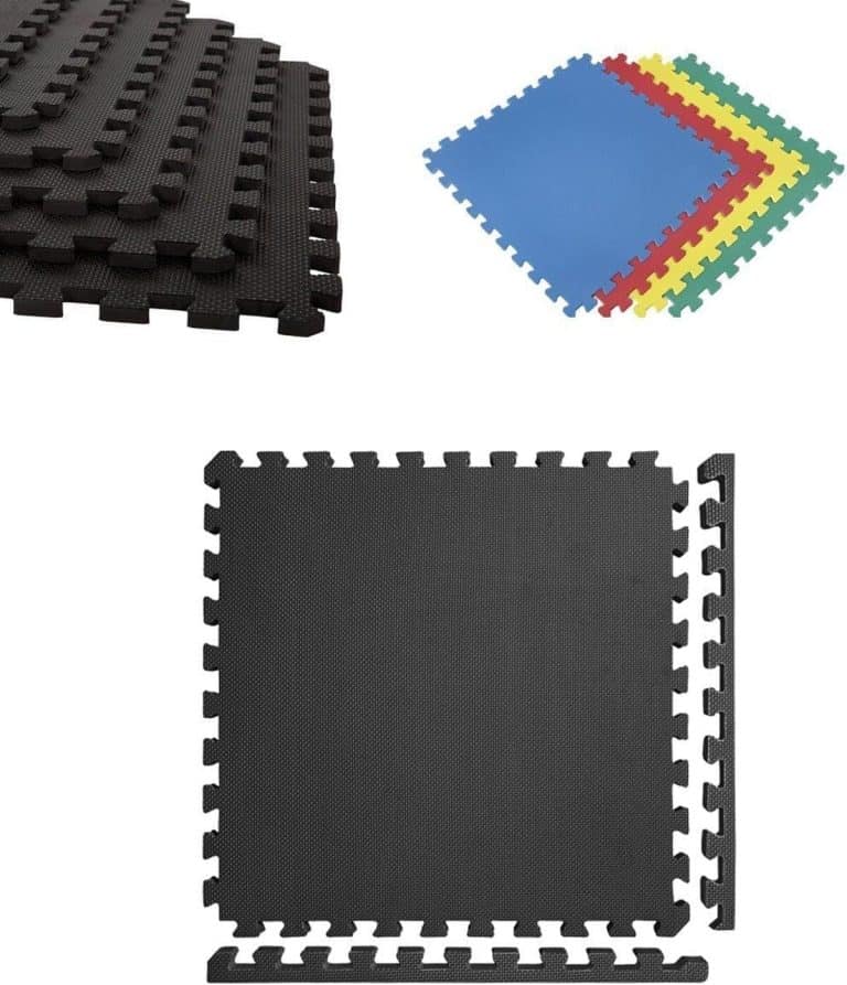 LOLLANDA Tapis de chevet en peluche 10 pièces, tapis de sport antidérapant, Puzzle en mousse EVA, tapis de jeu pour chambre de bébé, 30x30x1cm | Leroy Merlin
