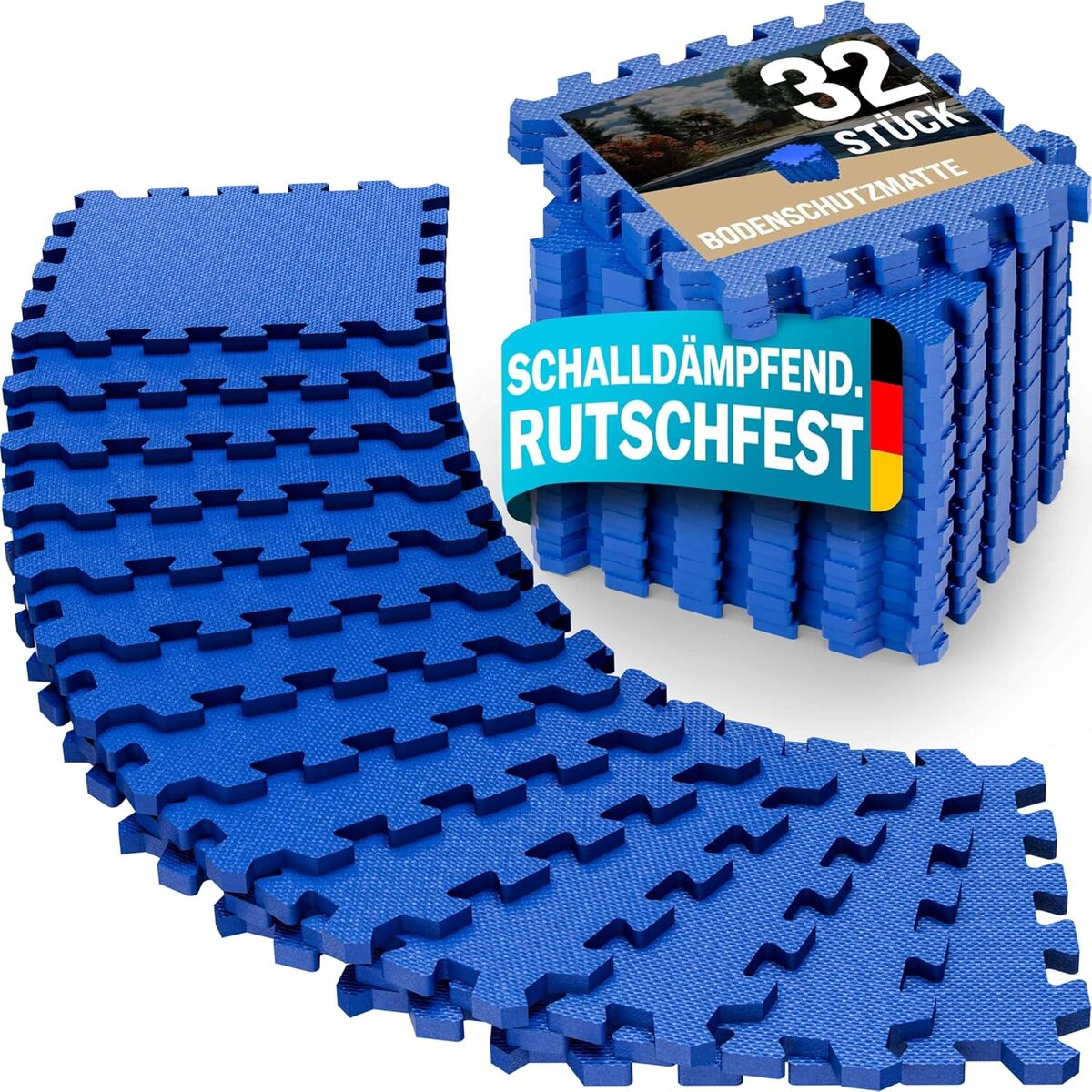 Test : tapis de sol lavable 32 pcs musculation et yoga