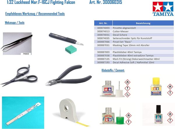 Tamiya - 60315 - Maquette - Aviation - F-16cj Fighting Falcon