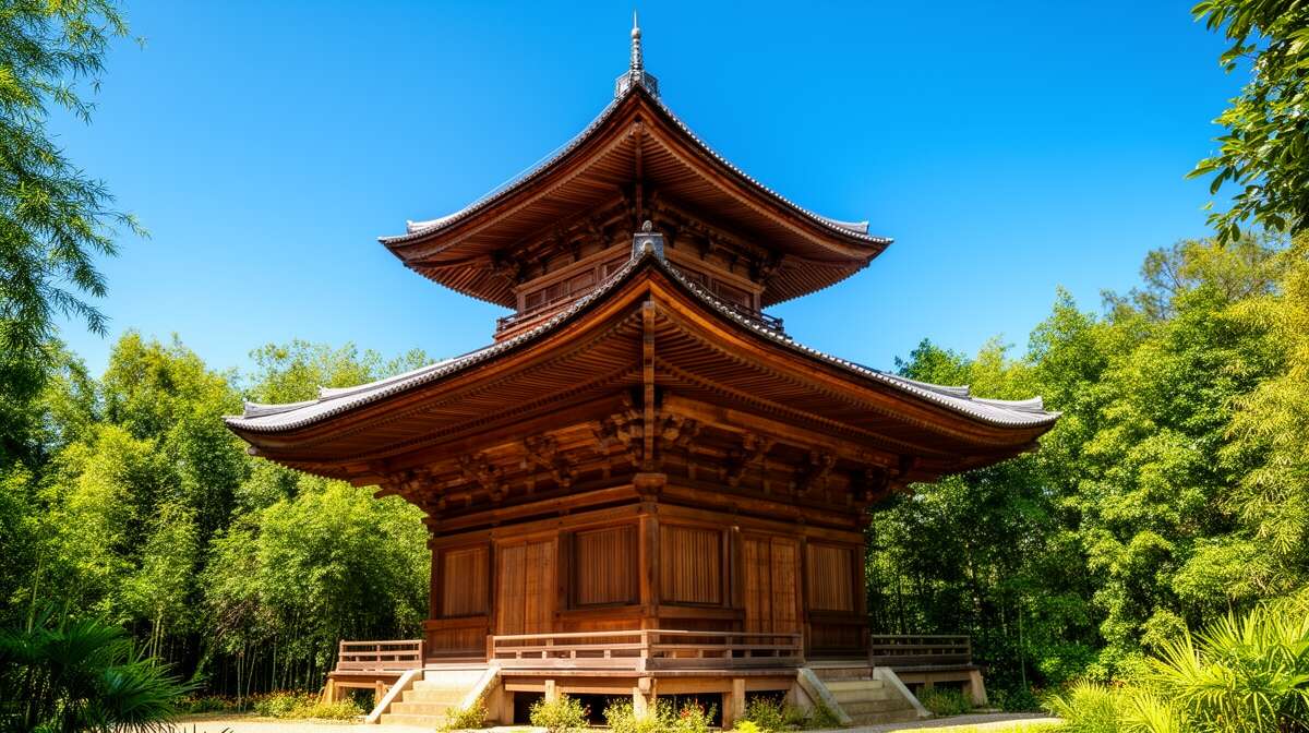 D&eacute;couverte de la pagode en bois : un tr&eacute;sor d'architecture