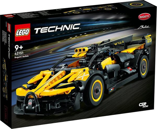 Lego Technic 42151 Bugatti Bolide, 42123 McLaren Senna GTR & 30710