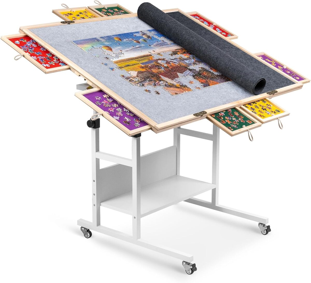 Test : becko US table puzzle 2 000 pièces inclinable et rotative