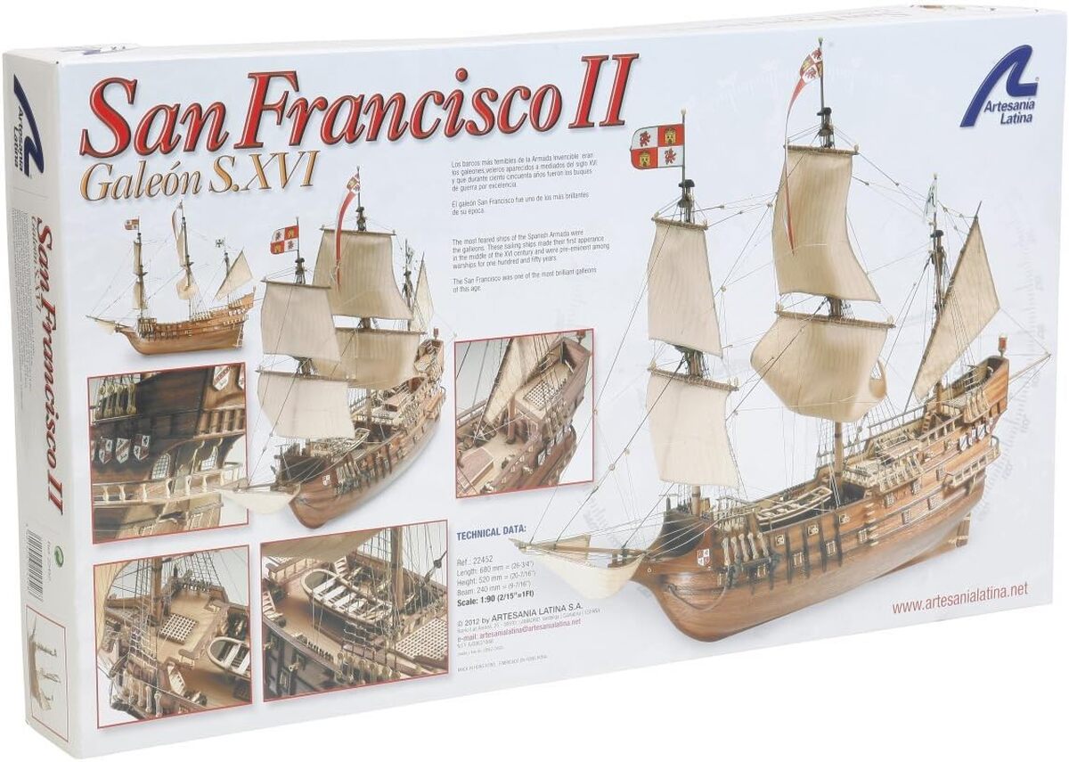 Test du kit bateau en bois Artesania Latina San Francisco II