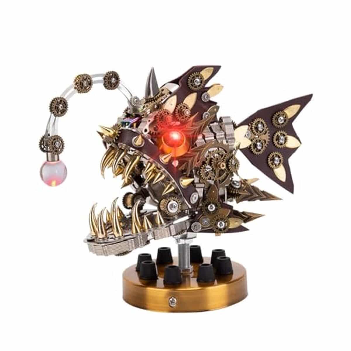 Test du Metalkitor Anglerfish : puzzle 3D en métal steampunk