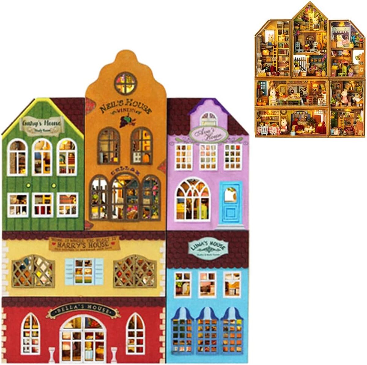 Test : kit maison de poupée TOPBSFARNY - Puzzle 3D en bois