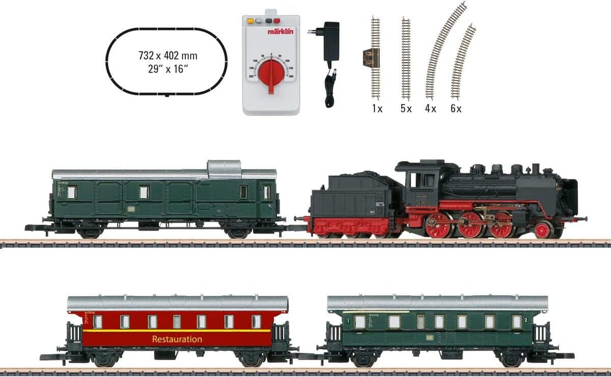 Test Märklin 81874 : kit train vapeur miniaturisé