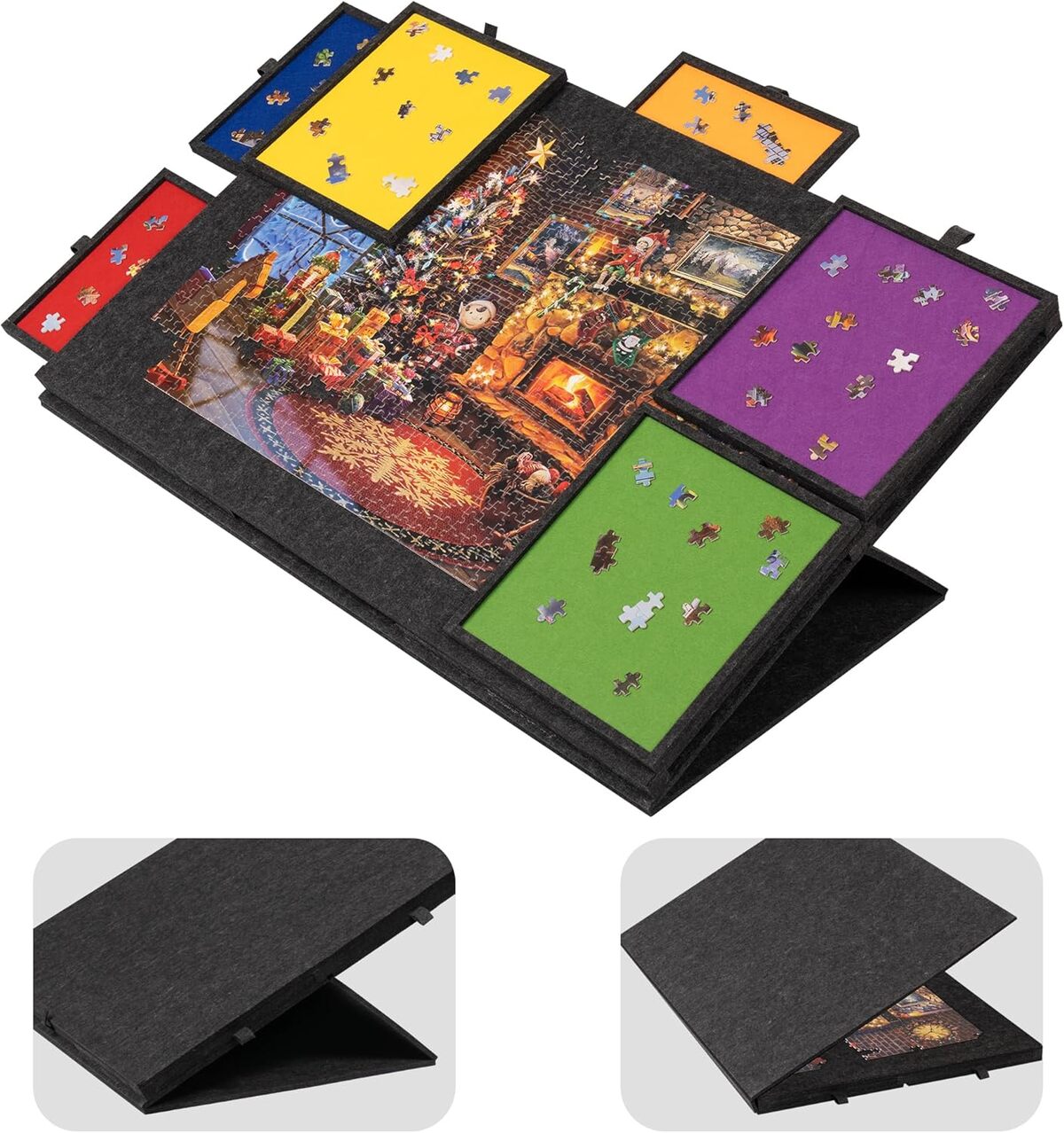 Test : planche de puzzle inclinable Lavievert 1500 pièces avec tiroirs