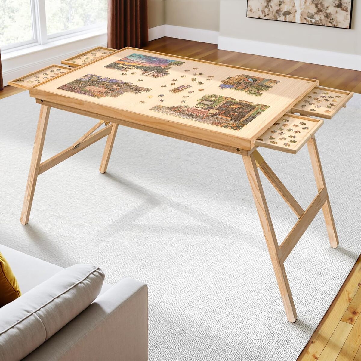 Test : table de puzzle pliante TEAKMAMA 1500 pièces