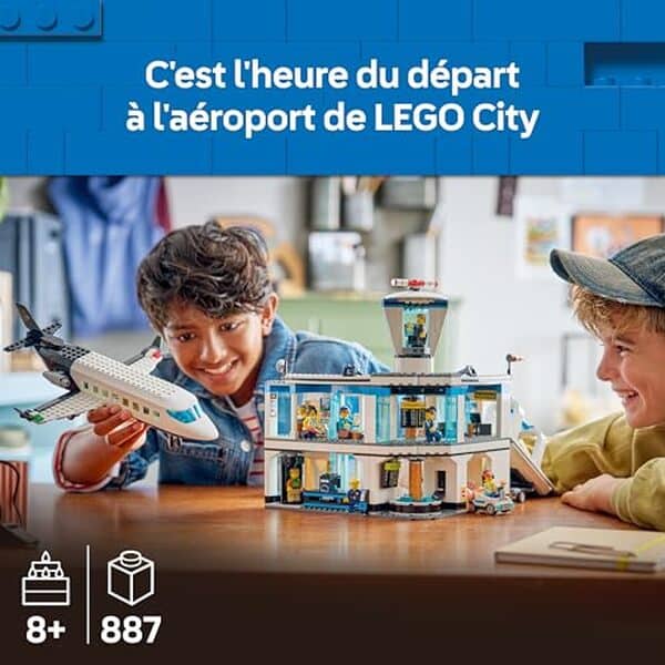 Découvrez notre test complet de la maquette lego city aéroport 60502 : idéal pour développer l'imagination des enfants avec une construction ludique et éducative