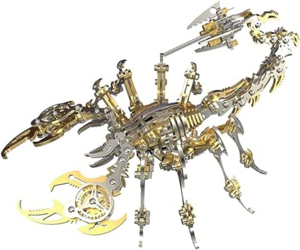 Avis : casse-tête 3D Scorpion en métal doré par UpGLeuch