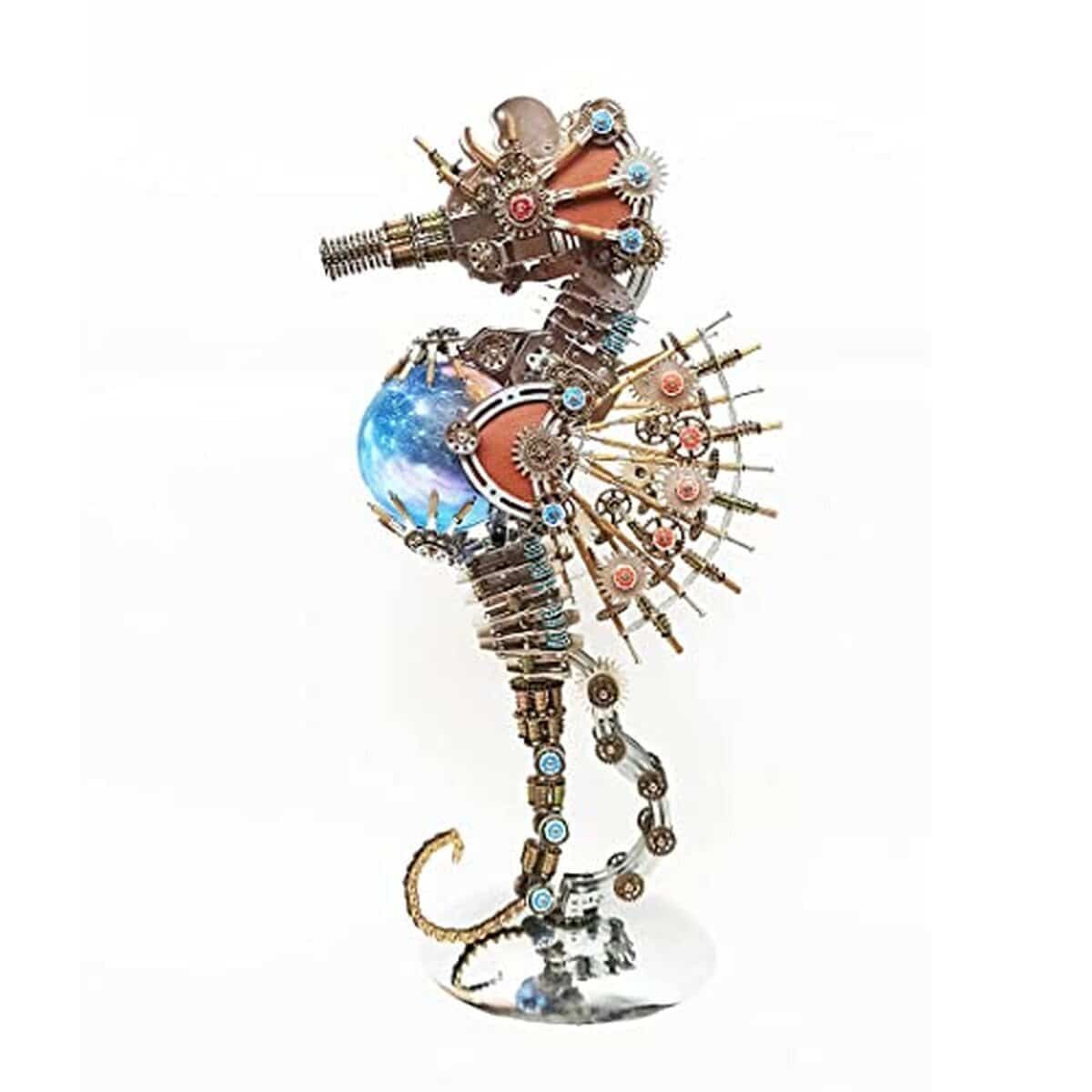 Avis : lampe puzzle 3D hippocampe Steampunk Meatalkitor - Décoration et cadeau parfaits