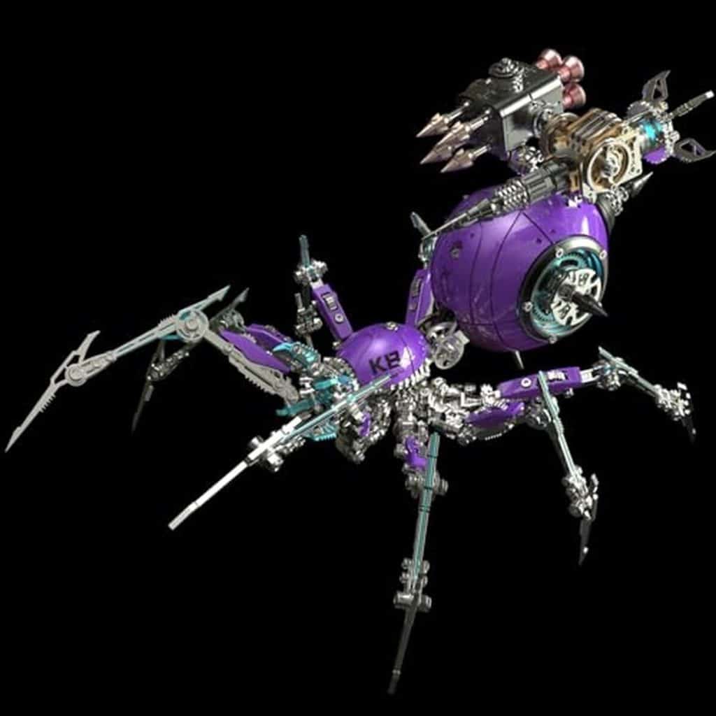 Test du puzzle 3D araignée UpGLeuch : un défi métallique lumineux