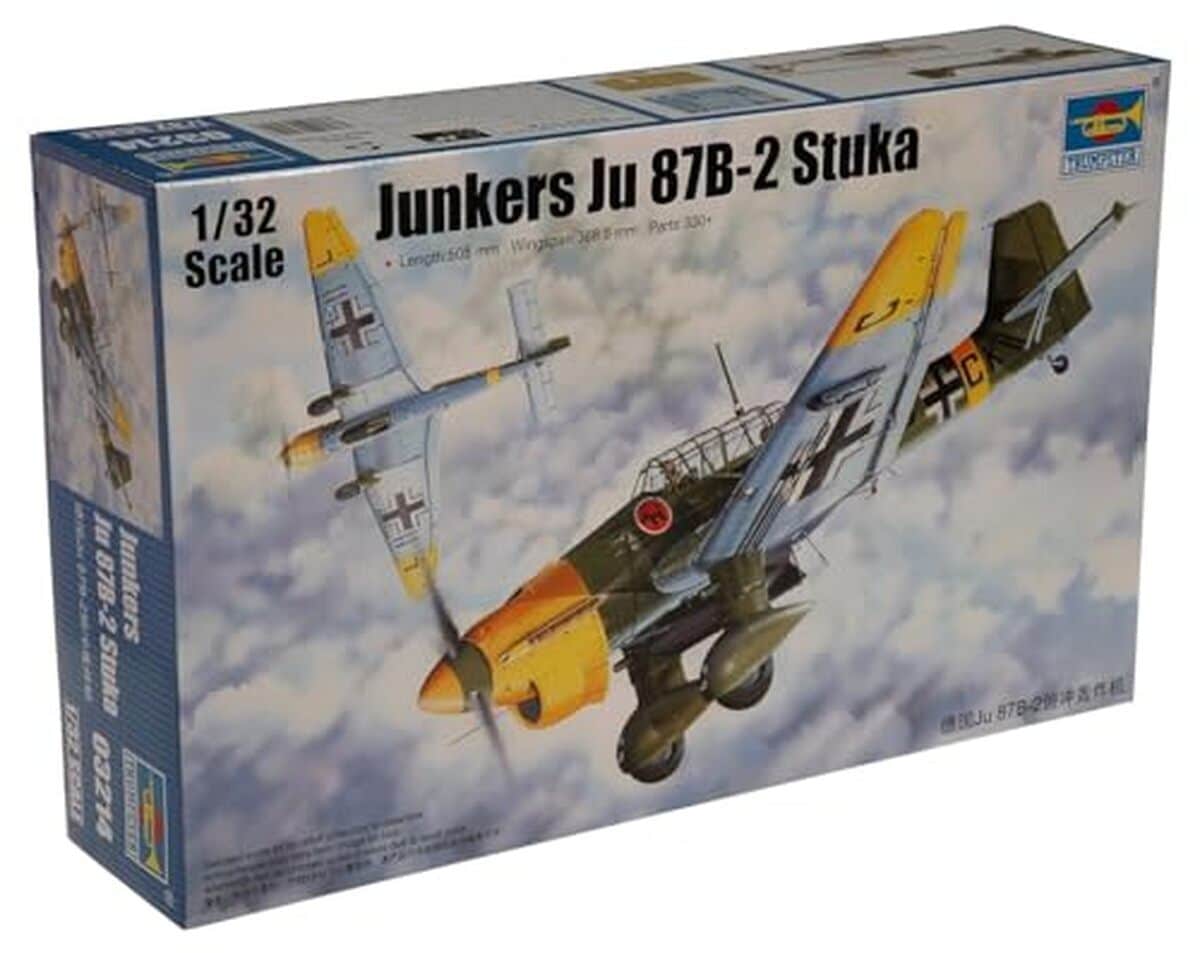 Test du Trumpeter Junkers Ju-87B-2 Stuka 1 : 32 : maquette à l'échelle 1 : 32 détaillée et réaliste