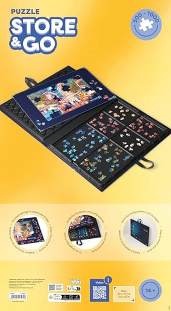 Découvrez la mallette à puzzle Ravensburger : praticité et adaptabilité pour assembler vos puzzles de 300 à 1000 pièces efficacement