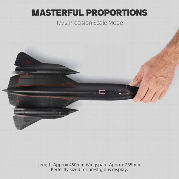 Explorez notre évaluation du modèle NUOTIE SR-71A Blackbird à l'échelle 1/72 en métal. Sa précision et son réalisme raviront les passionnés d'aviation et de modélisme.