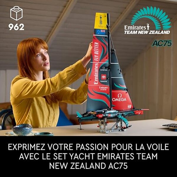 Découvrez notre test du yacht Lego Technic Emirates Team New Zealand 42174 : un modèle détaillé à construire pour les passionnés de nautisme et de Lego technic