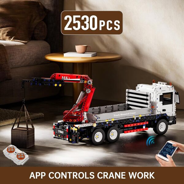 Découvrez le camion grue télécommandé Mould King 17063 : performance, fonctionnalités et avis détaillés pour les passionnés de modélisme et de construction.