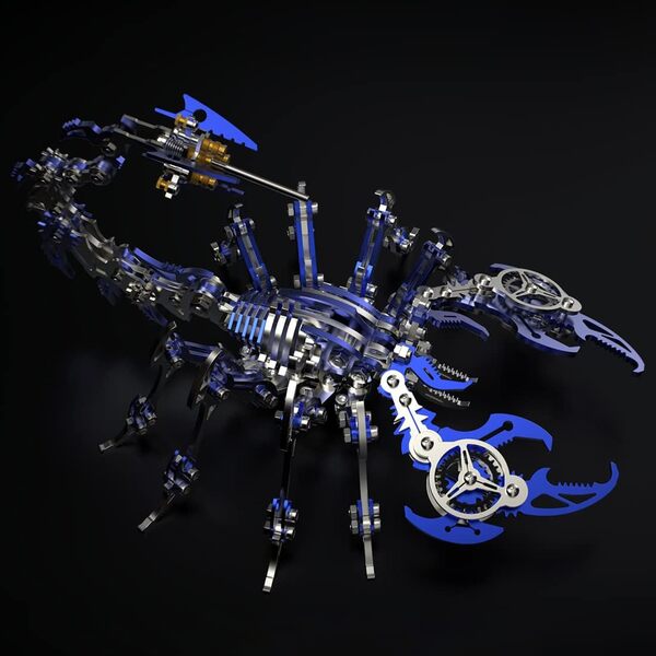 Découvrez notre avis sur le casse-tête 3D en métal bleu UpGLeuch : le scorpion pour adultes, un défi passionnant et décoratif pour amateurs d'énigmes et de design innovant.