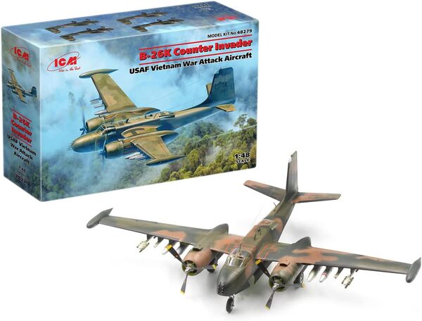Découvrez notre test complet du kit d'avion ICM B-26K Counter Invader à l'échelle 1/48 et plongez dans l'univers du modélisme d'exception.
