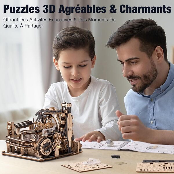 Découvrez notre avis détaillé sur le modèle marble spaceport LGC01 de Robotime : design, fonctionnalités et expériences de montage pour les passionnés de puzzles en bois