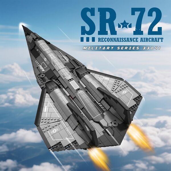 Découvrez la maquette du Reobrix SR-72, un avion de reconnaissance spécialement conçu pour les adultes. Plongée dans une expérience de modélisme unique et enrichissante.