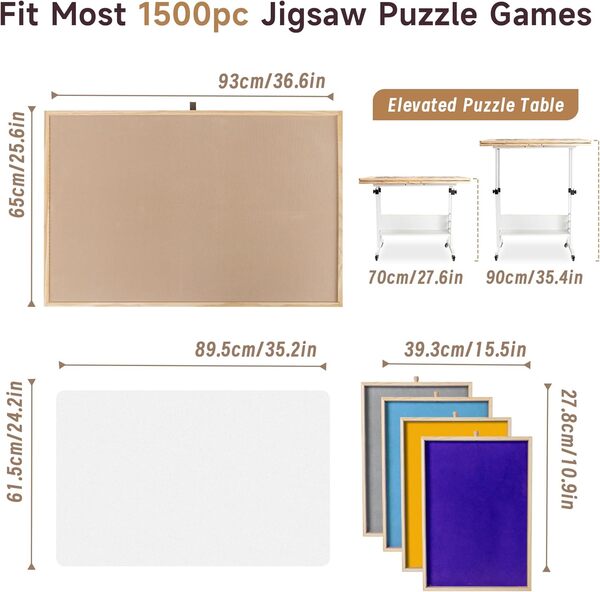 Découvrez notre test complet de la table de puzzle 1500 pièces Becko US avec plateau rotatif et inclinaison à 30° pour une expérience optimale et innovante