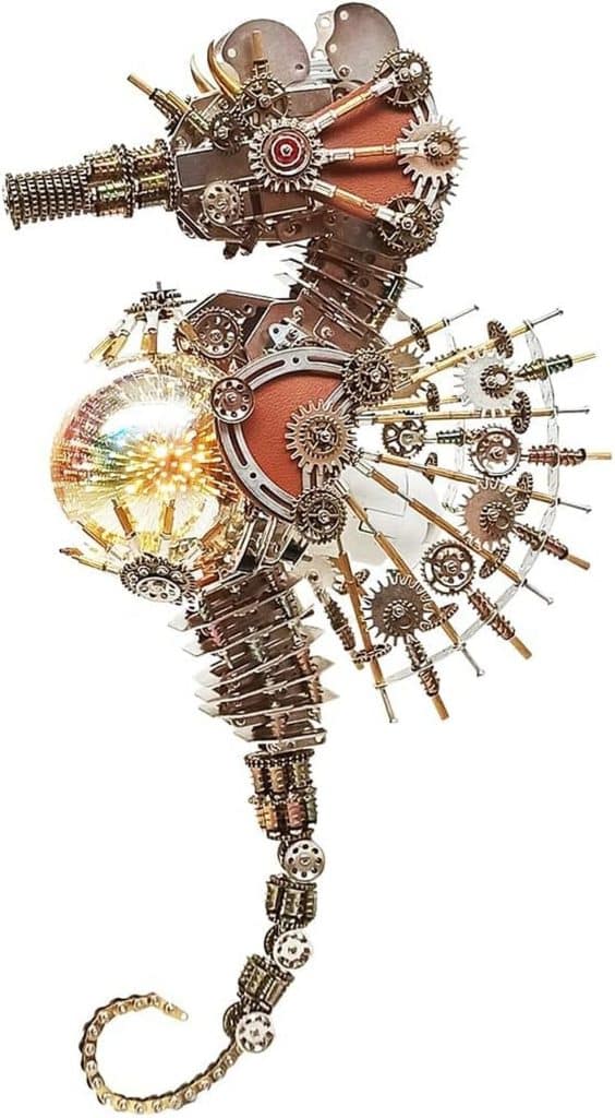 Critique de la lampe puzzle 3D steampunk de Meatalkitor