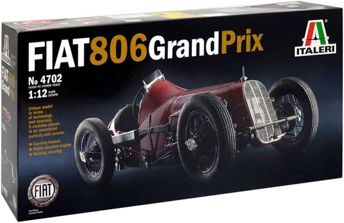 Test carson 510004702 : fiat 806 grand prix à l'échelle 1 : 12