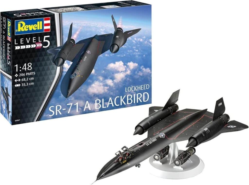 Test de la maquette Revell Lockheed SR-71 Blackbird