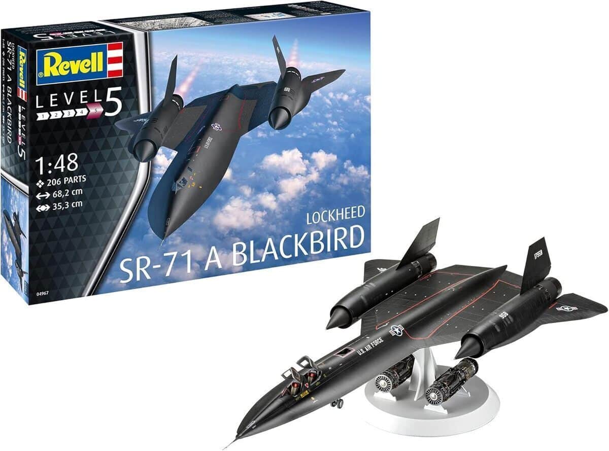 Test de la maquette Revell Lockheed SR-71 Blackbird