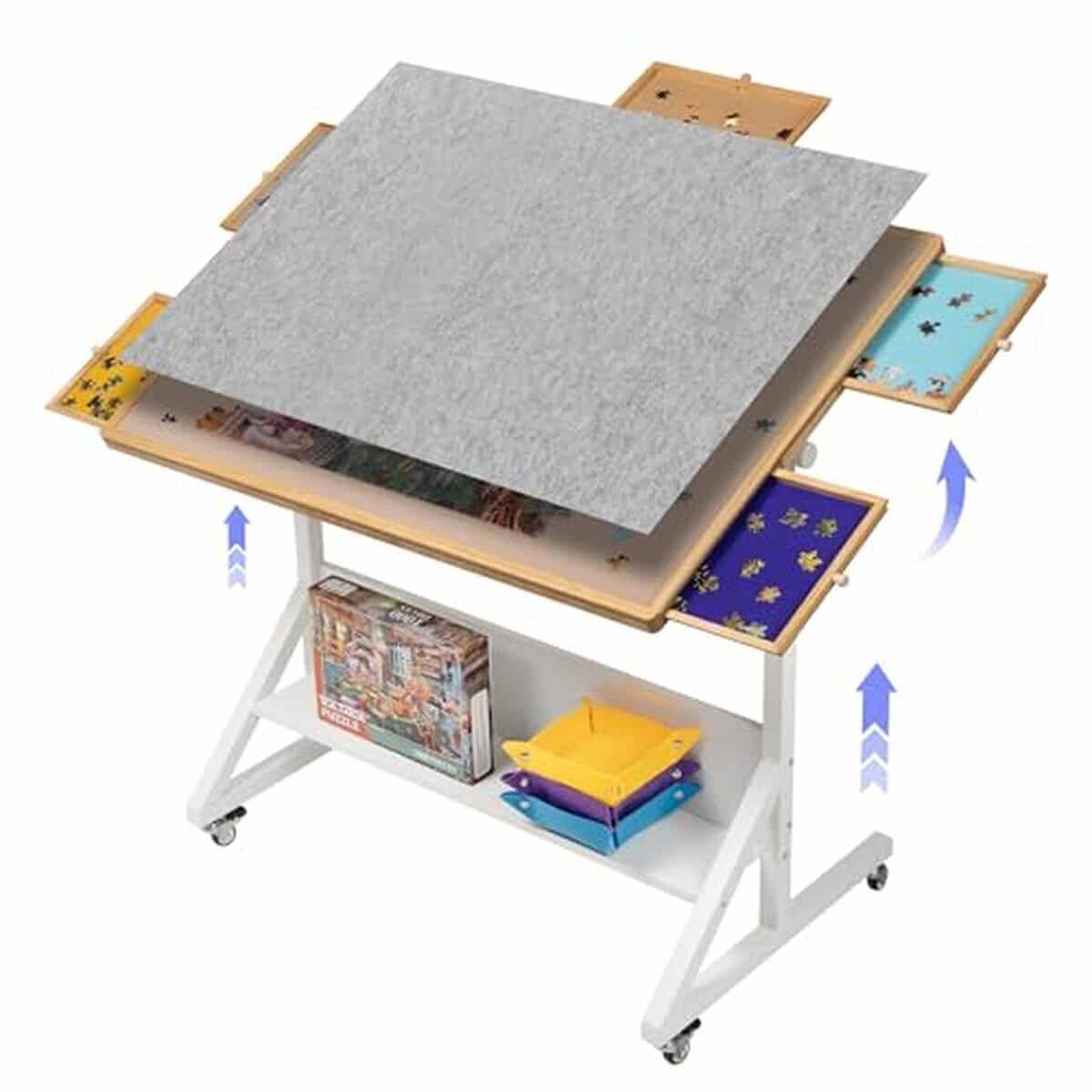 Test de la table de puzzle inclinable Tektalk 1500 pièces