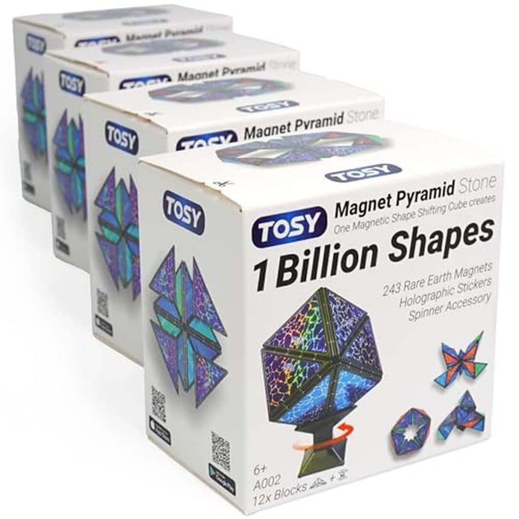 Test du lot de 12 aimants pyramidaux Tosy : design magnétique innovant