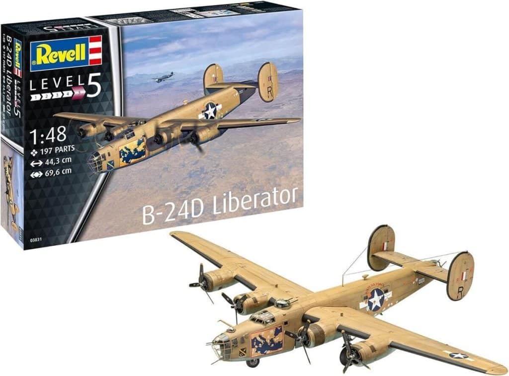 Test du modèle réduit Revell B-24D Liberator