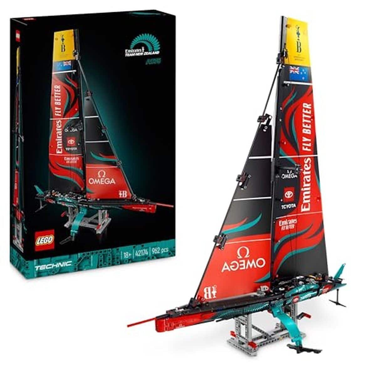Test du yacht Lego Technic Emirates Team New Zealand 42174