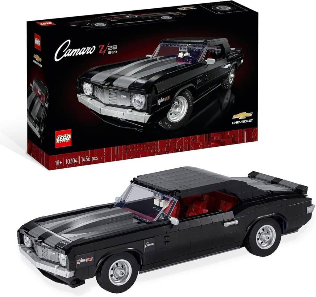 Test : lego 10304 chevrolet camaro z28 modèle réduit