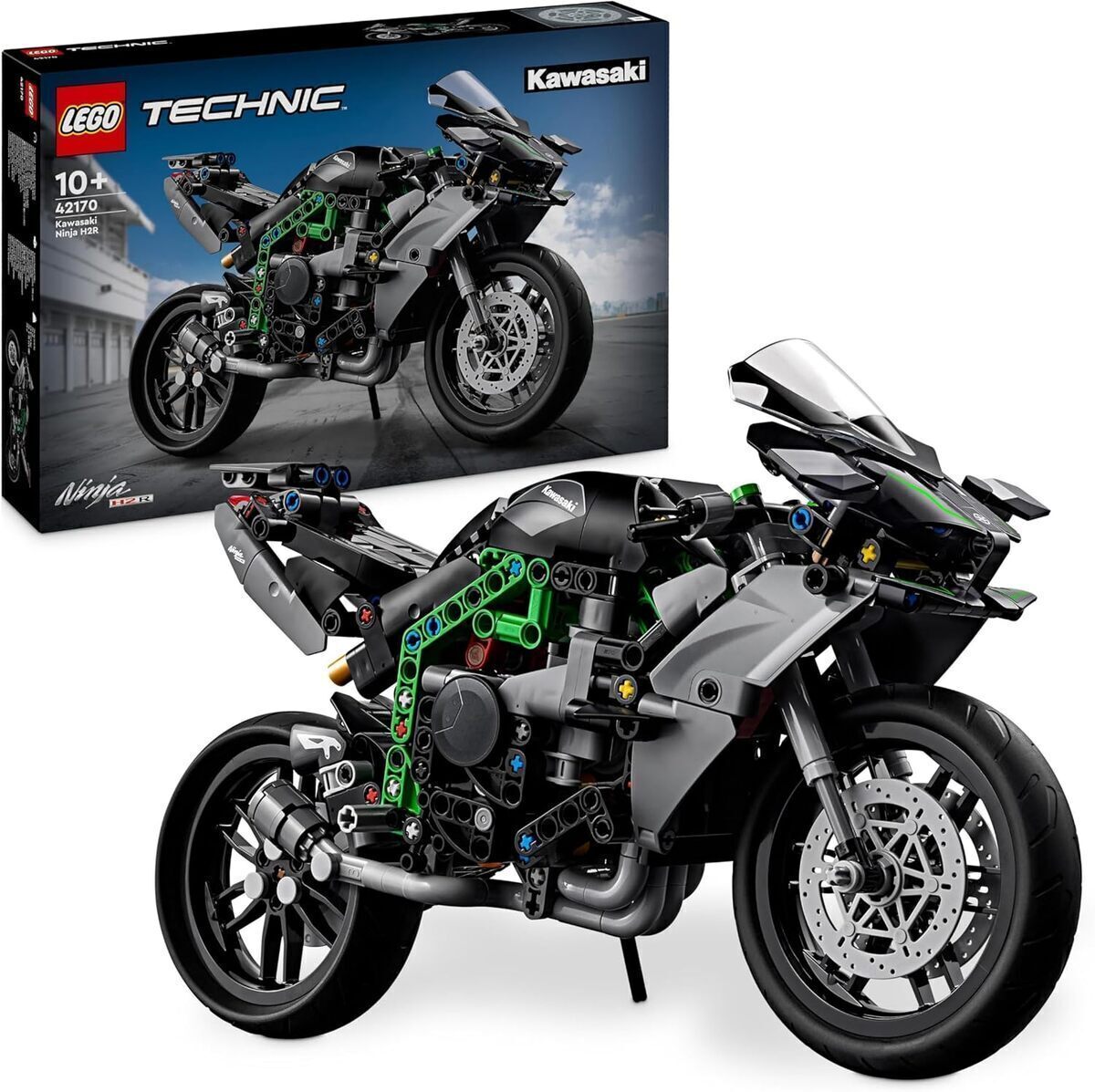 Test : lego Technic moto Kawasaki Ninja H2R, modèle 42170