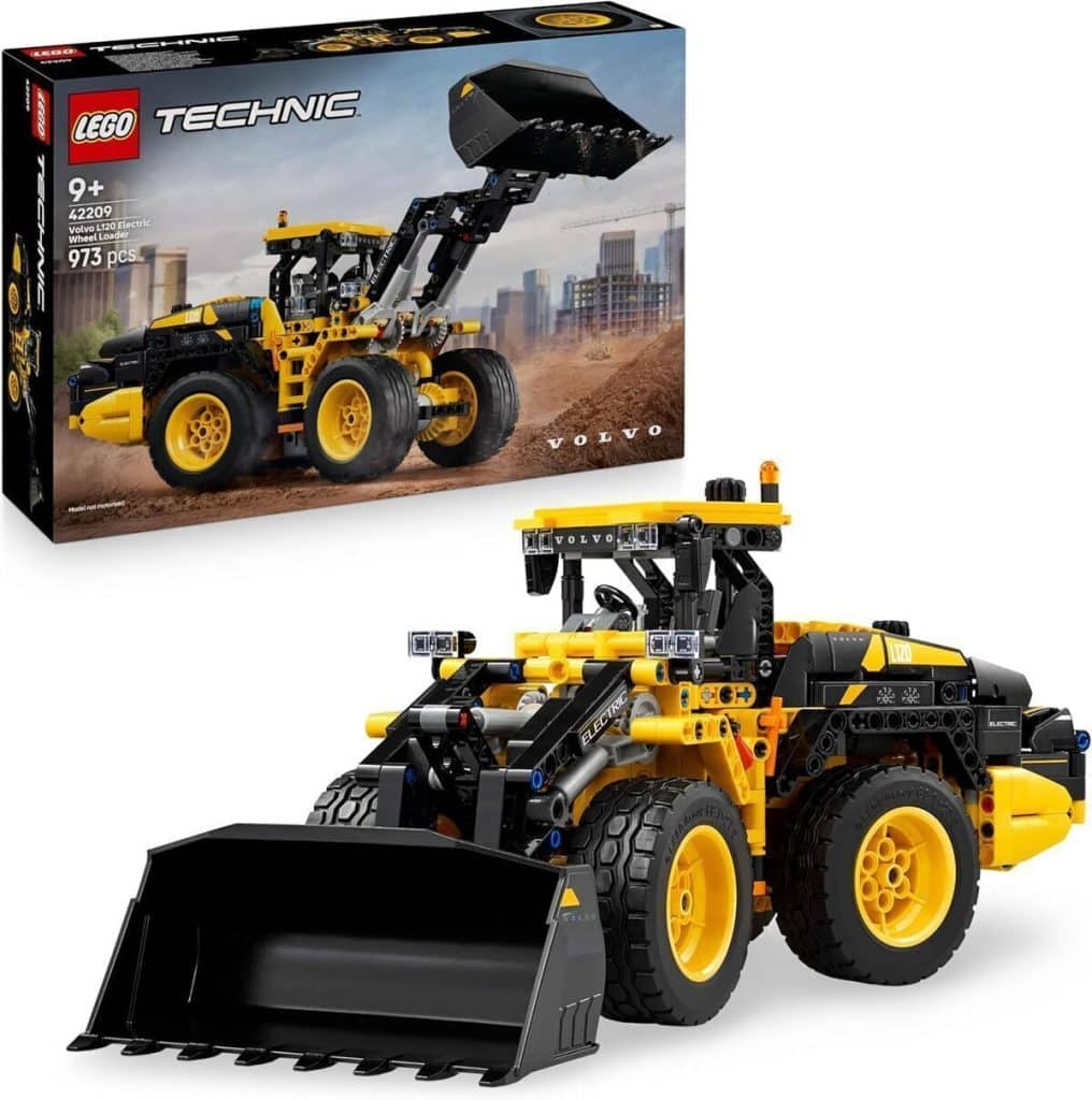 Test : lego technic Volvo L120, le chargeur électrique articulé - modèle 42209