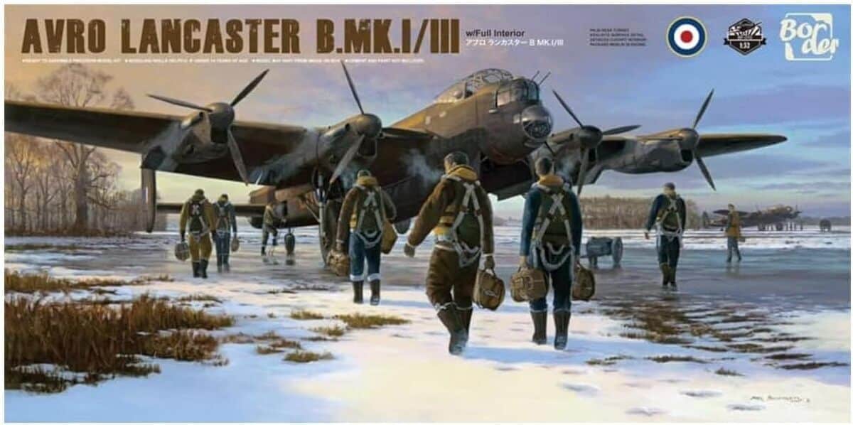 Test maquette avion Border Model Avro Lancaster 1 : 32