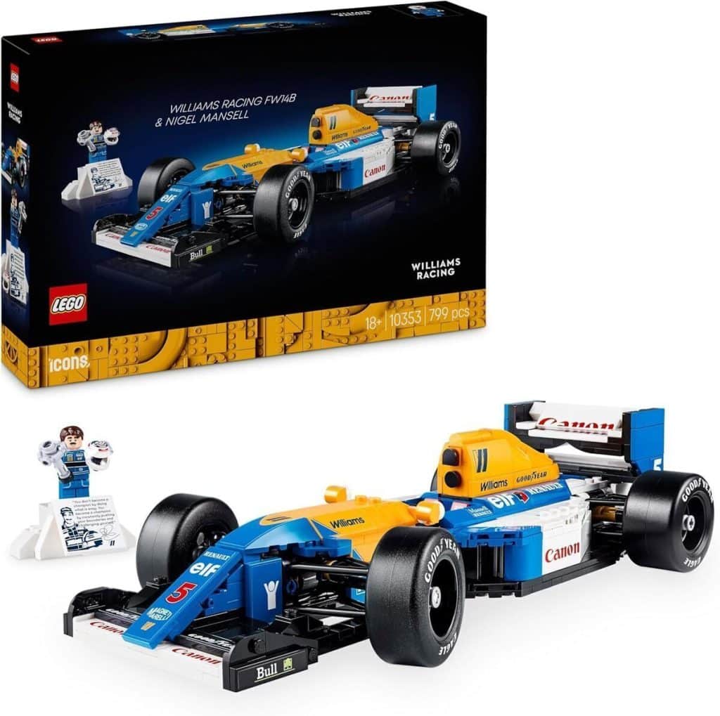 Test maquette LEGO Williams F1 : pour les fans de Mansell